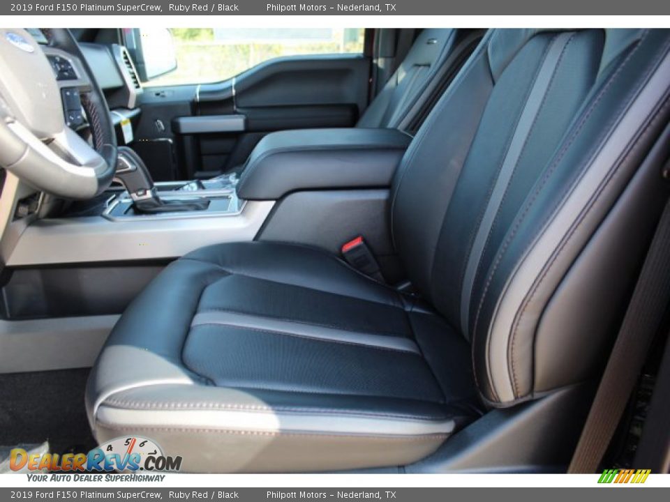 2019 Ford F150 Platinum SuperCrew Ruby Red / Black Photo #10