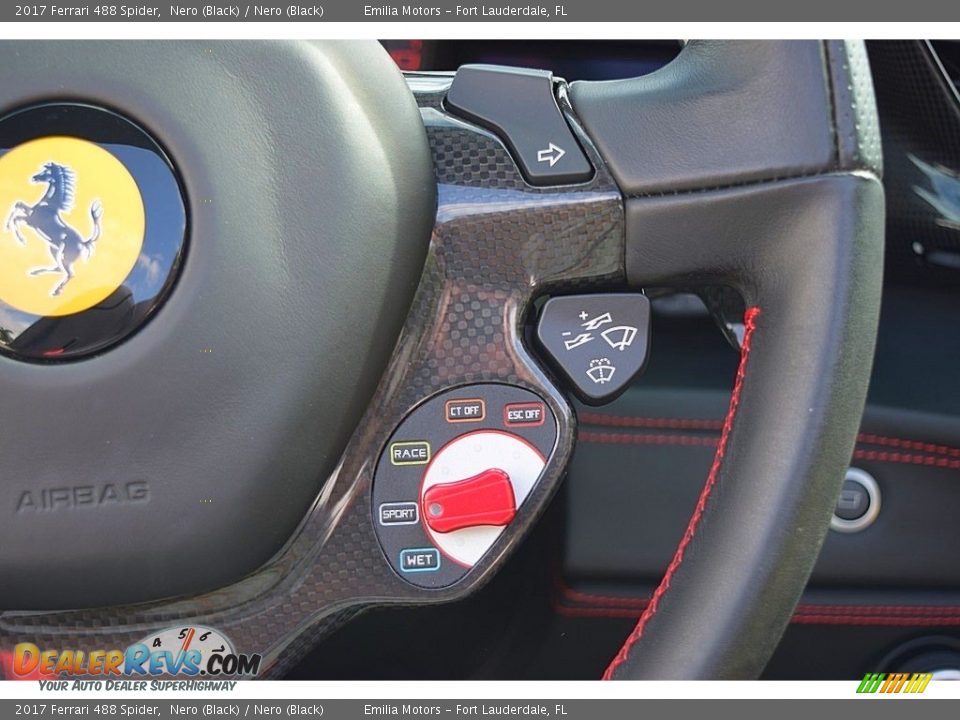 2017 Ferrari 488 Spider  Steering Wheel Photo #82