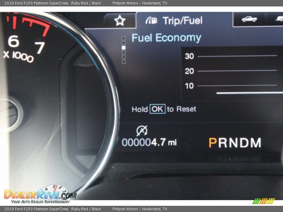 2019 Ford F150 Platinum SuperCrew Ruby Red / Black Photo #15