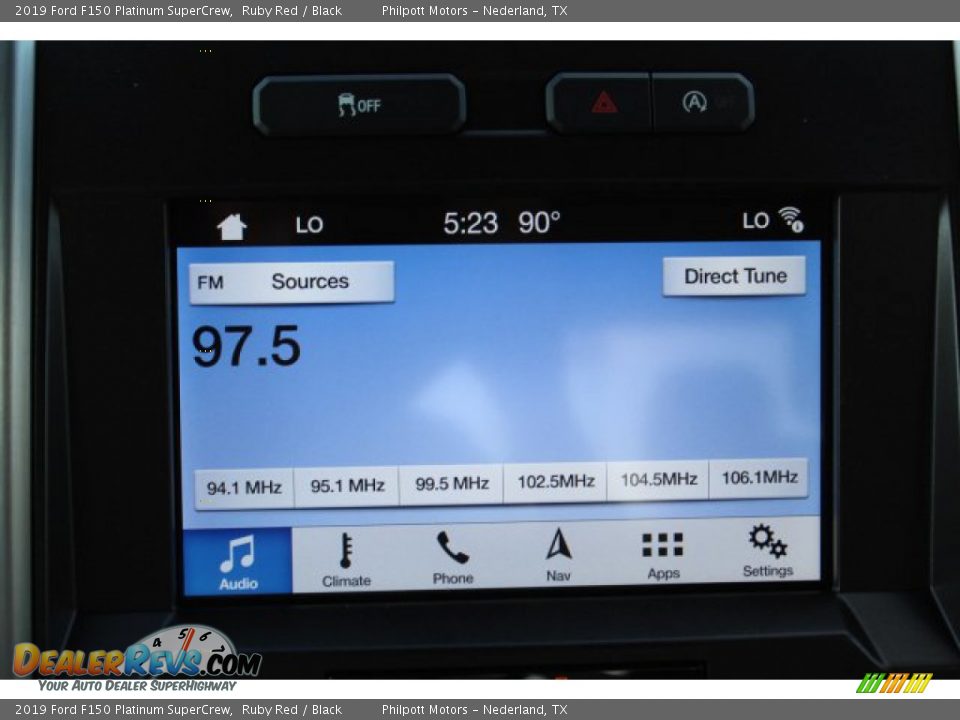 2019 Ford F150 Platinum SuperCrew Ruby Red / Black Photo #16