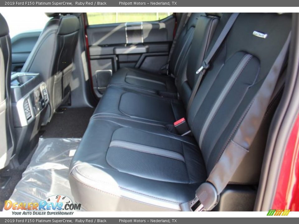 2019 Ford F150 Platinum SuperCrew Ruby Red / Black Photo #21