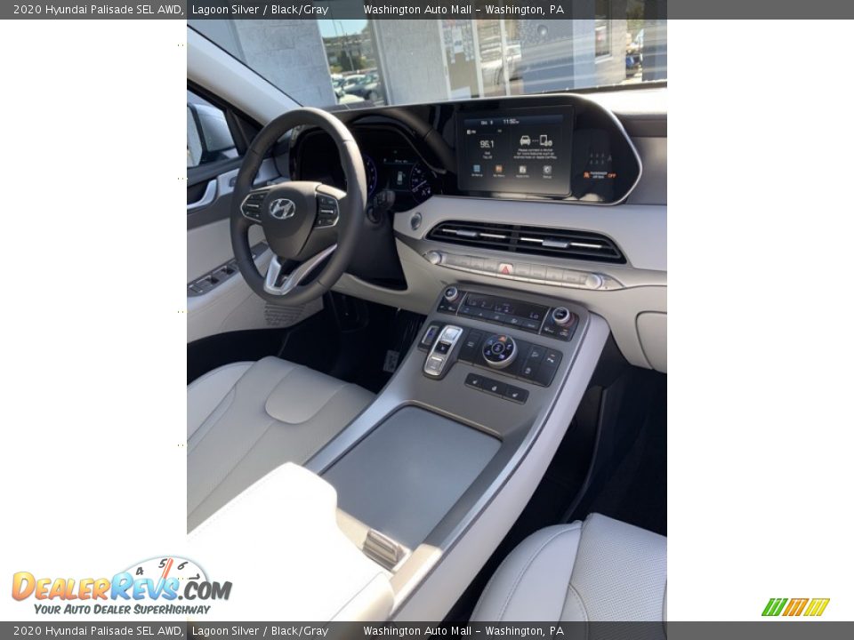 2020 Hyundai Palisade SEL AWD Lagoon Silver / Black/Gray Photo #35