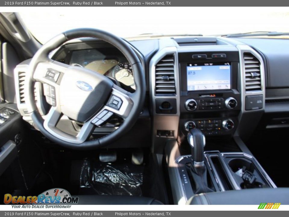 2019 Ford F150 Platinum SuperCrew Ruby Red / Black Photo #22