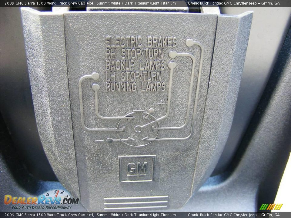 2009 GMC Sierra 1500 Work Truck Crew Cab 4x4 Summit White / Dark Titanium/Light Titanium Photo #10