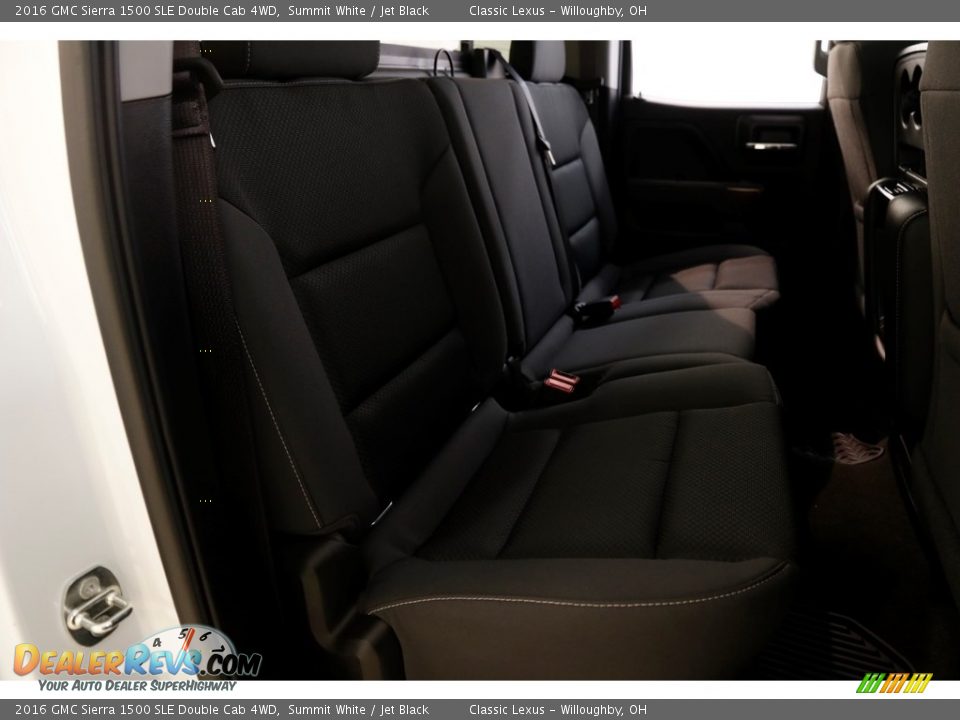 2016 GMC Sierra 1500 SLE Double Cab 4WD Summit White / Jet Black Photo #19