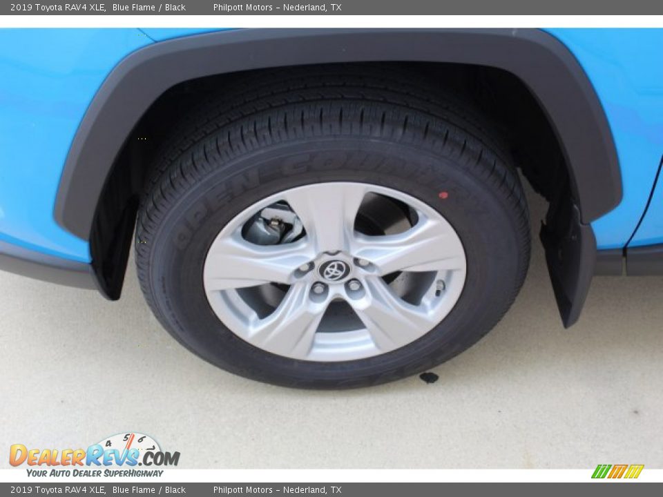 2019 Toyota RAV4 XLE Blue Flame / Black Photo #5