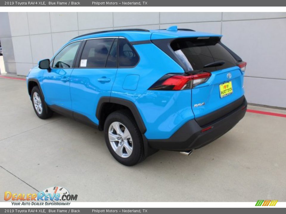 2019 Toyota RAV4 XLE Blue Flame / Black Photo #6