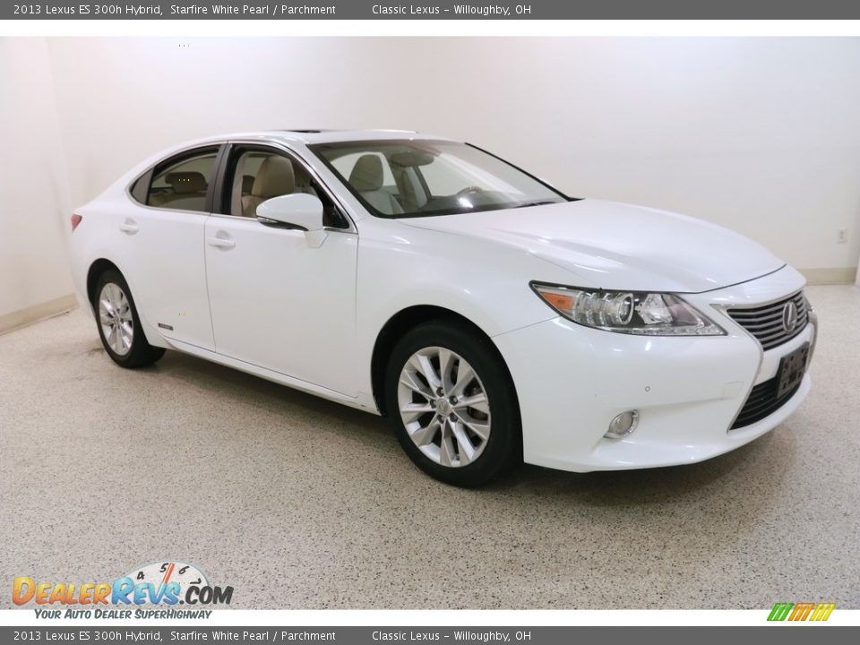2013 Lexus ES 300h Hybrid Starfire White Pearl / Parchment Photo #1