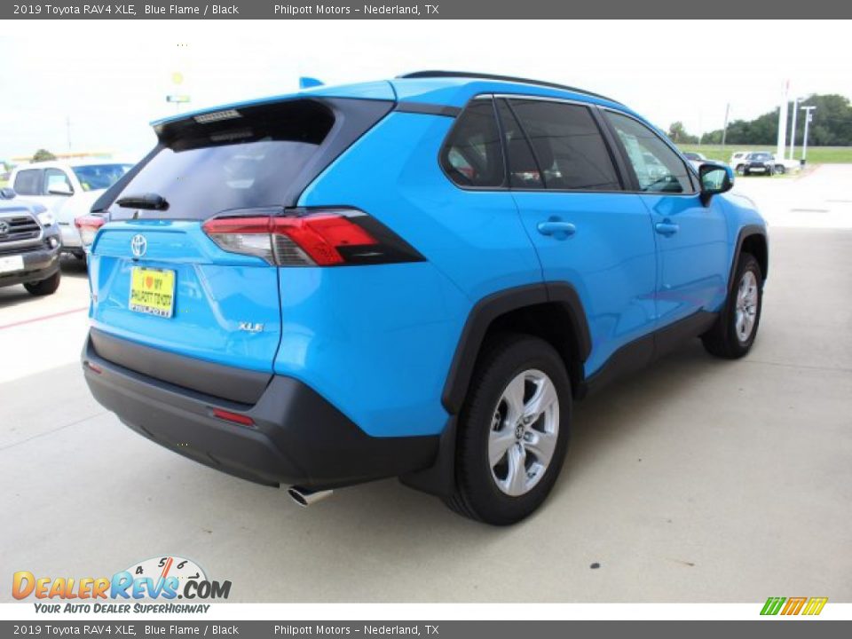 2019 Toyota RAV4 XLE Blue Flame / Black Photo #8
