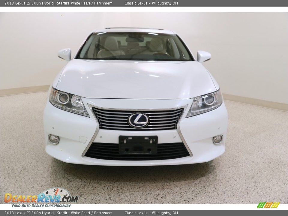 2013 Lexus ES 300h Hybrid Starfire White Pearl / Parchment Photo #2