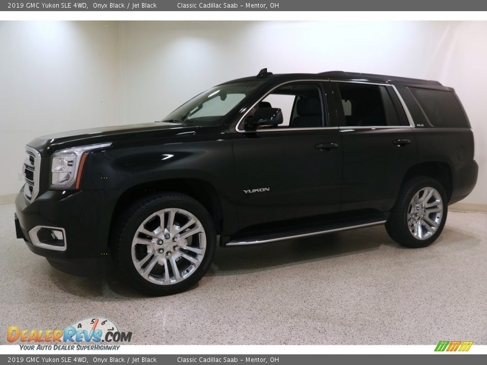 2019 GMC Yukon SLE 4WD Onyx Black / Jet Black Photo #3