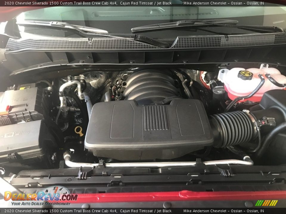 2020 Chevrolet Silverado 1500 Custom Trail Boss Crew Cab 4x4 Cajun Red Tintcoat / Jet Black Photo #15