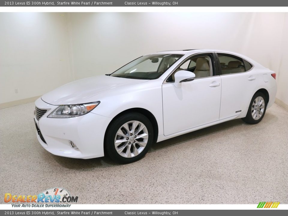 2013 Lexus ES 300h Hybrid Starfire White Pearl / Parchment Photo #3