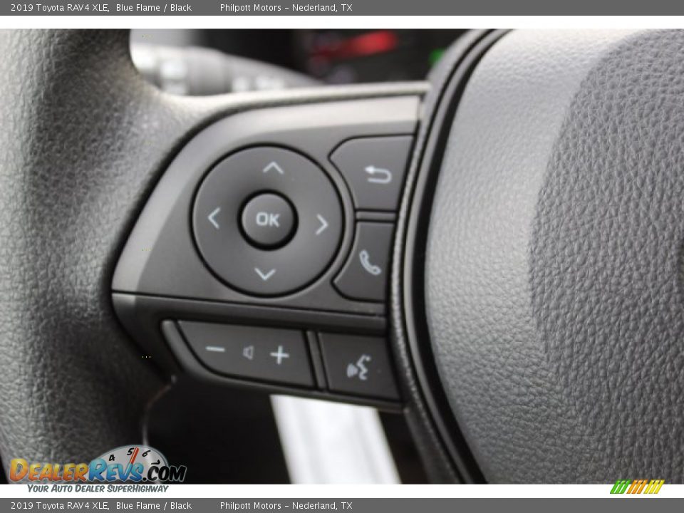 2019 Toyota RAV4 XLE Blue Flame / Black Photo #11