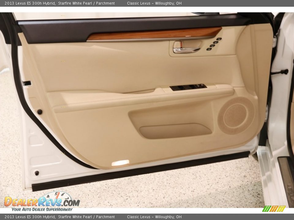 2013 Lexus ES 300h Hybrid Starfire White Pearl / Parchment Photo #4