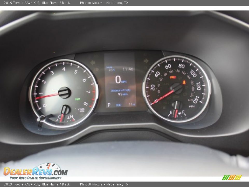 2019 Toyota RAV4 XLE Blue Flame / Black Photo #13