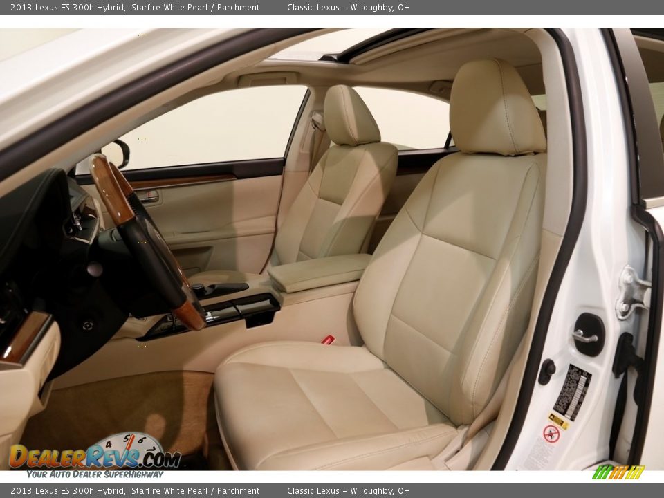 2013 Lexus ES 300h Hybrid Starfire White Pearl / Parchment Photo #5