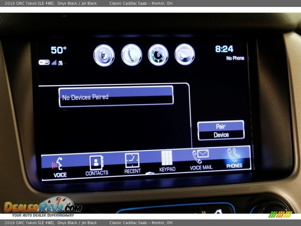 2019 GMC Yukon SLE 4WD Onyx Black / Jet Black Photo #12