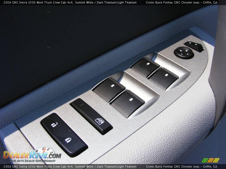 2009 GMC Sierra 1500 Work Truck Crew Cab 4x4 Summit White / Dark Titanium/Light Titanium Photo #16