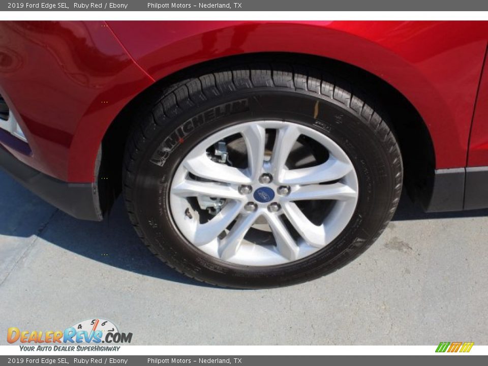 2019 Ford Edge SEL Ruby Red / Ebony Photo #5