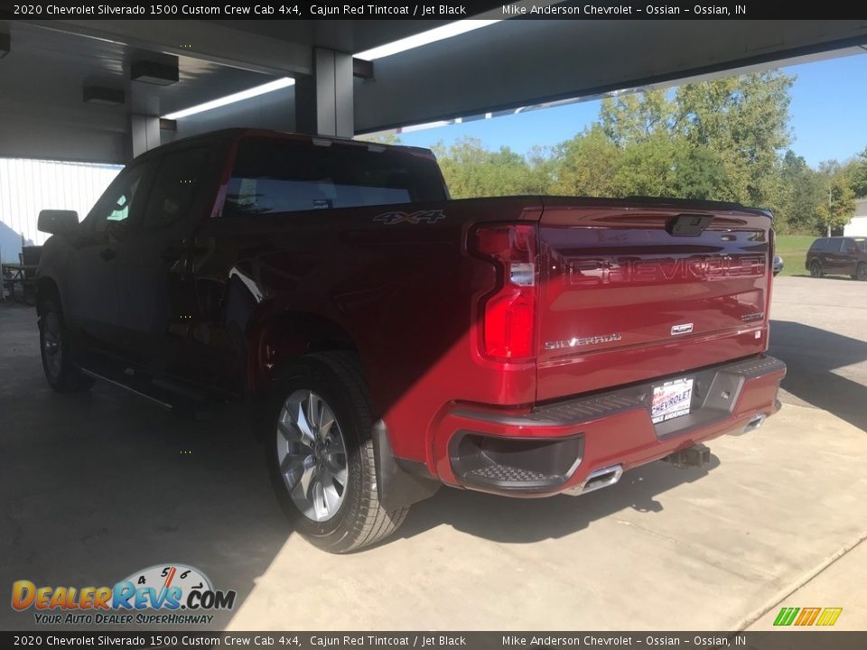 2020 Chevrolet Silverado 1500 Custom Crew Cab 4x4 Cajun Red Tintcoat / Jet Black Photo #5