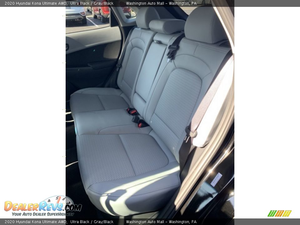 2020 Hyundai Kona Ultimate AWD Ultra Black / Gray/Black Photo #19