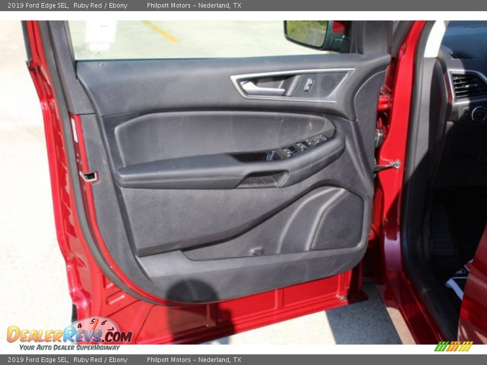 2019 Ford Edge SEL Ruby Red / Ebony Photo #9