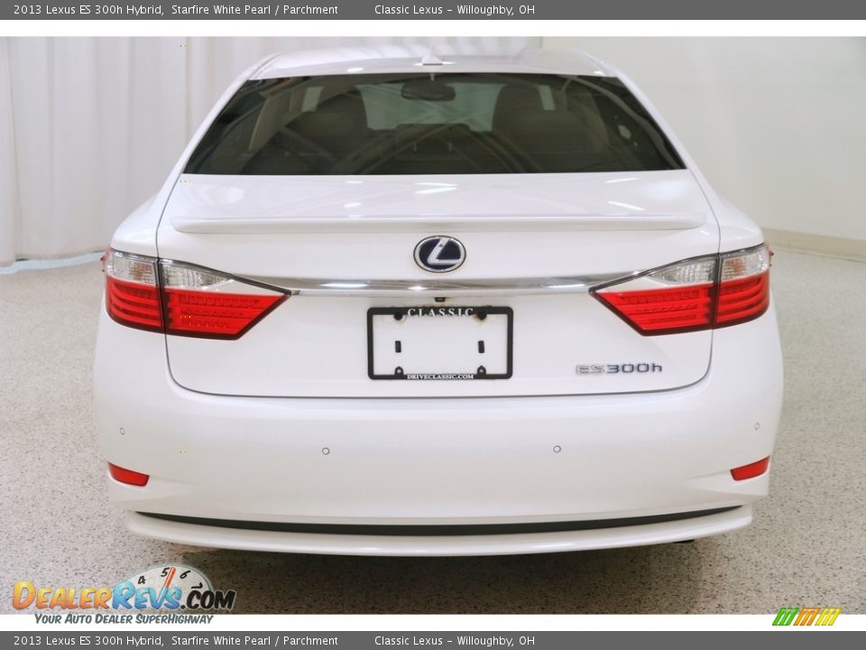 2013 Lexus ES 300h Hybrid Starfire White Pearl / Parchment Photo #24