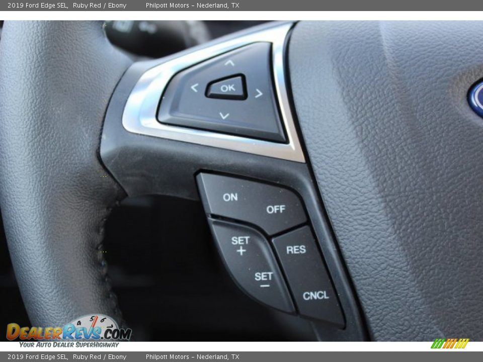 2019 Ford Edge SEL Ruby Red / Ebony Photo #12