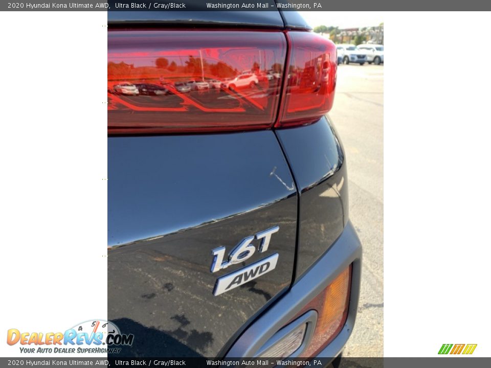 2020 Hyundai Kona Ultimate AWD Ultra Black / Gray/Black Photo #23