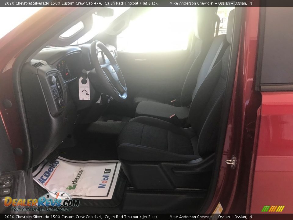 2020 Chevrolet Silverado 1500 Custom Crew Cab 4x4 Cajun Red Tintcoat / Jet Black Photo #10
