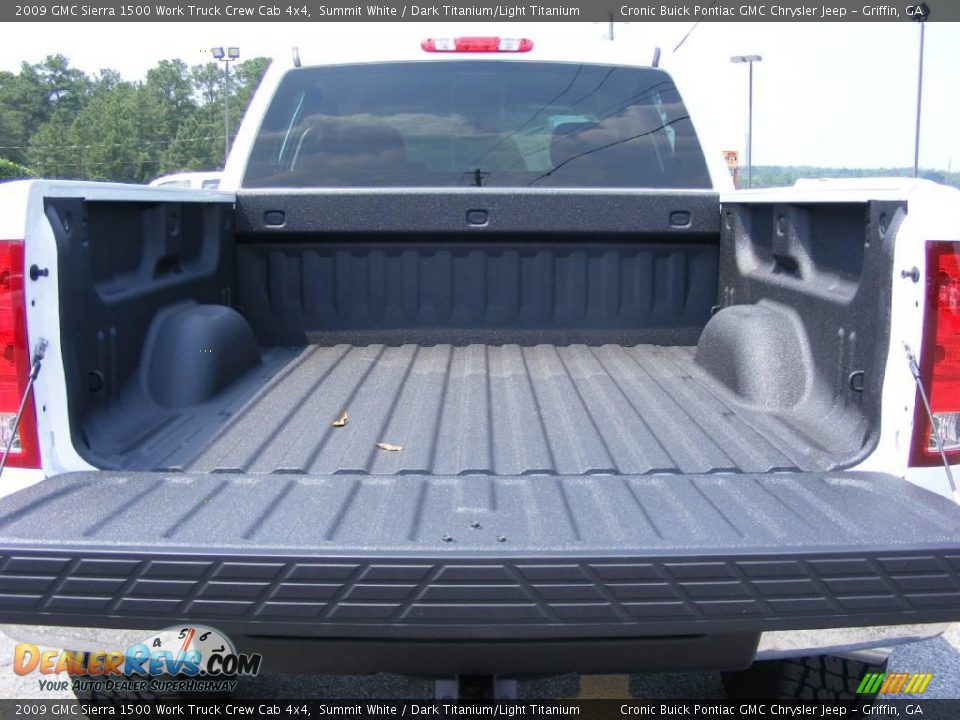 2009 GMC Sierra 1500 Work Truck Crew Cab 4x4 Summit White / Dark Titanium/Light Titanium Photo #18
