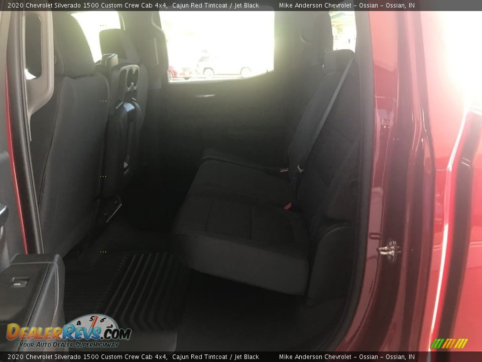 2020 Chevrolet Silverado 1500 Custom Crew Cab 4x4 Cajun Red Tintcoat / Jet Black Photo #11
