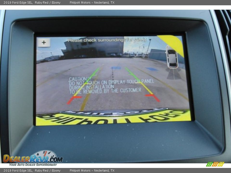 2019 Ford Edge SEL Ruby Red / Ebony Photo #19