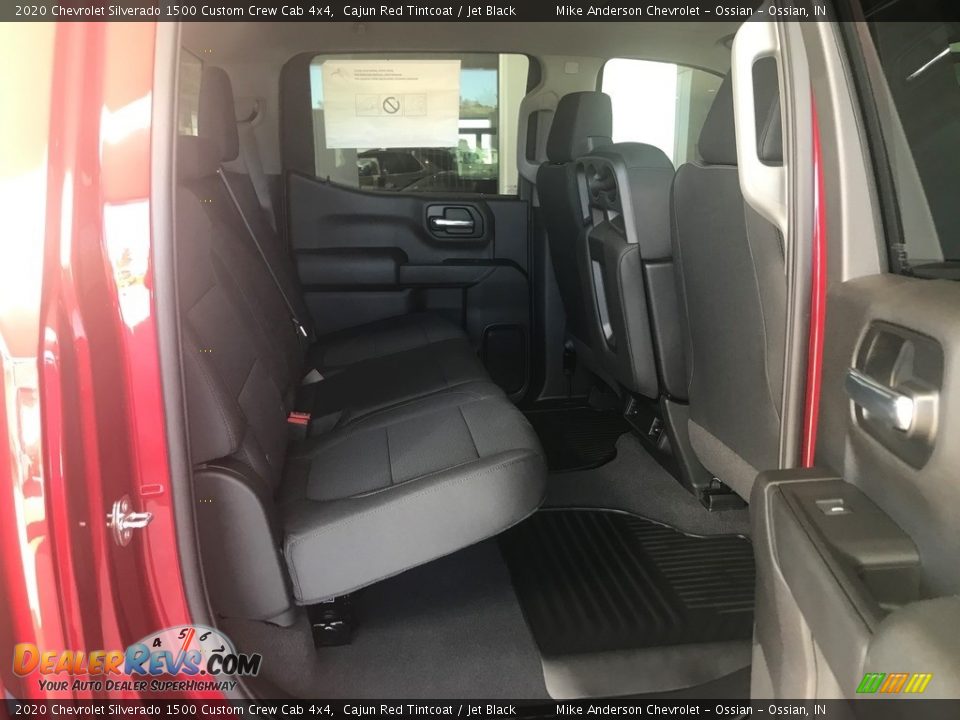 2020 Chevrolet Silverado 1500 Custom Crew Cab 4x4 Cajun Red Tintcoat / Jet Black Photo #13