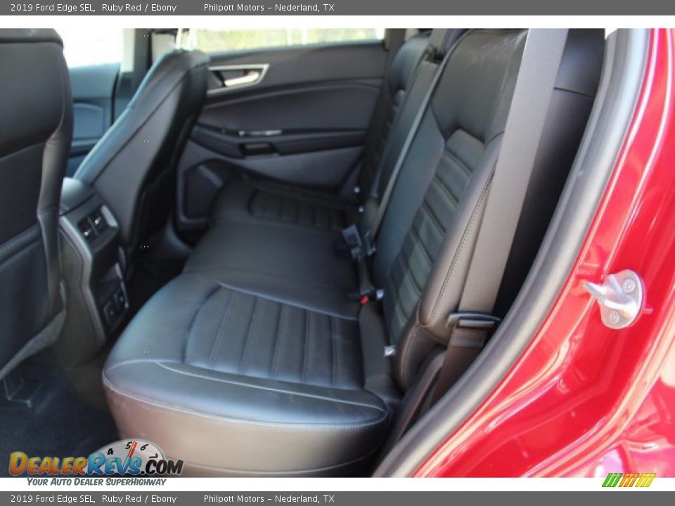 2019 Ford Edge SEL Ruby Red / Ebony Photo #21