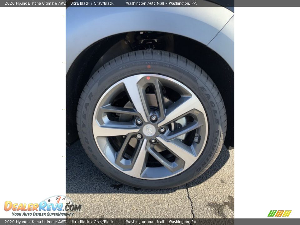 2020 Hyundai Kona Ultimate AWD Ultra Black / Gray/Black Photo #31