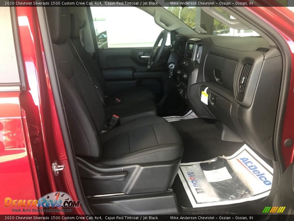 2020 Chevrolet Silverado 1500 Custom Crew Cab 4x4 Cajun Red Tintcoat / Jet Black Photo #14