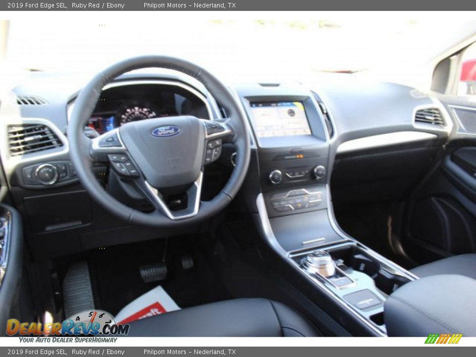 2019 Ford Edge SEL Ruby Red / Ebony Photo #22