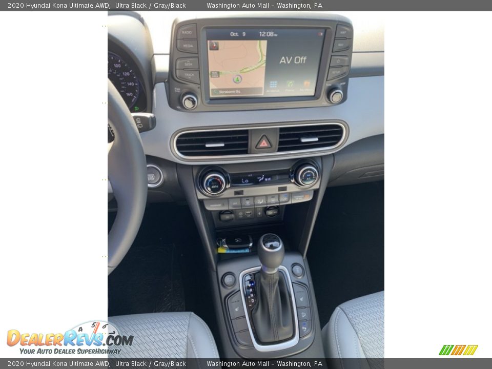 2020 Hyundai Kona Ultimate AWD Ultra Black / Gray/Black Photo #33