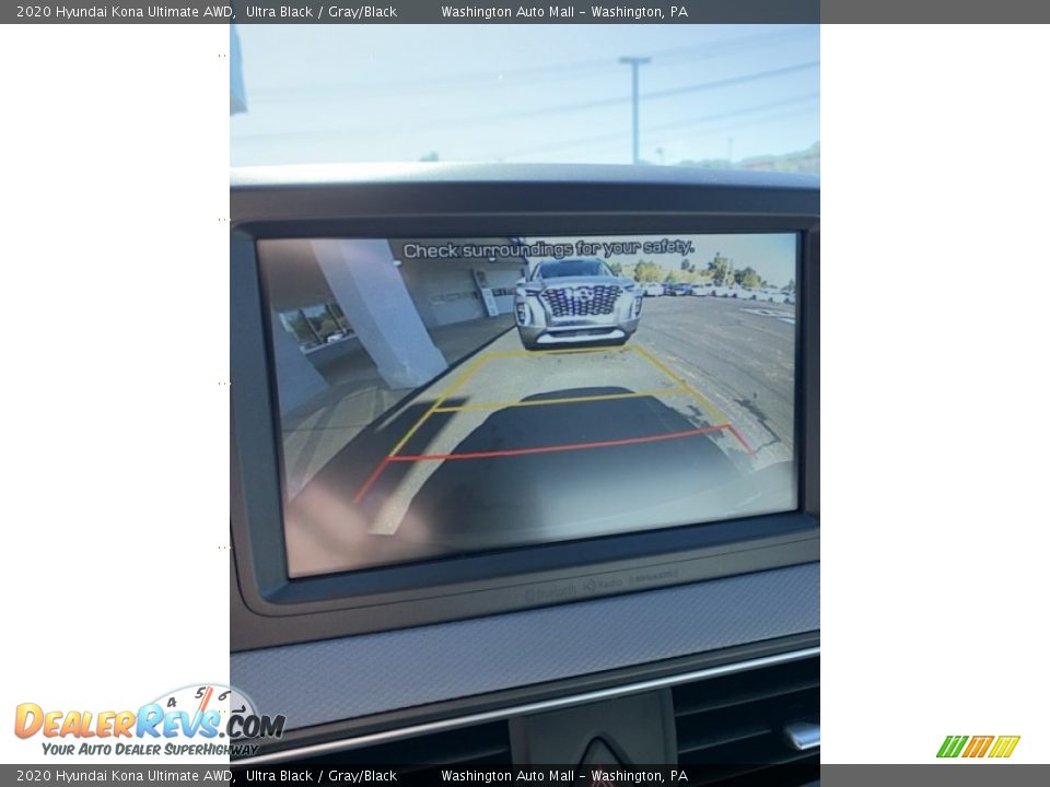 2020 Hyundai Kona Ultimate AWD Ultra Black / Gray/Black Photo #34