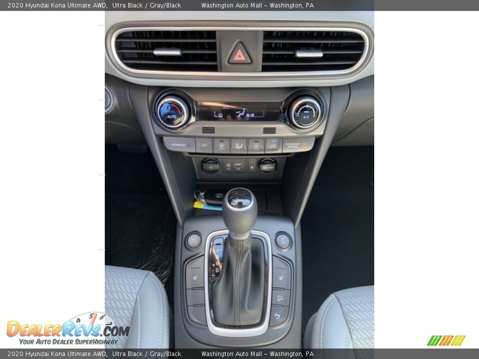 2020 Hyundai Kona Ultimate AWD Ultra Black / Gray/Black Photo #35