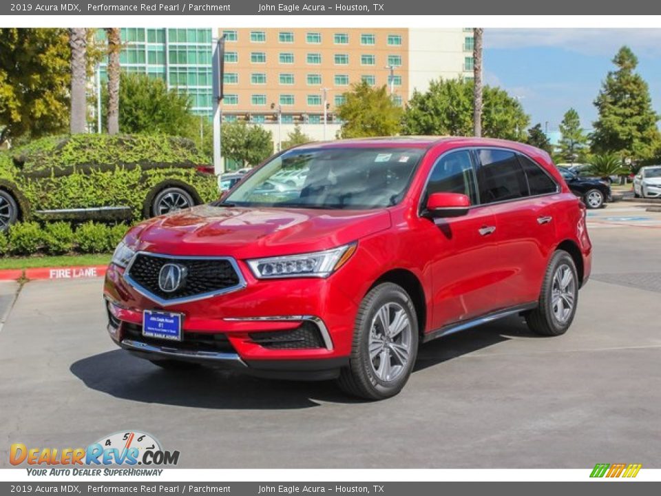 2019 Acura MDX Performance Red Pearl / Parchment Photo #3