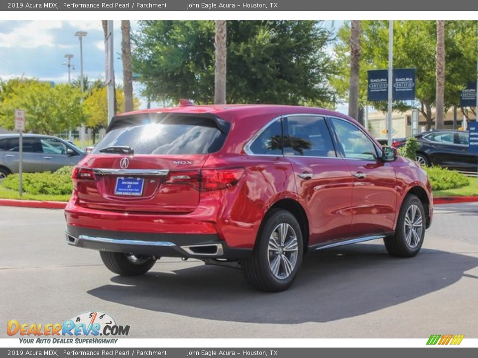 2019 Acura MDX Performance Red Pearl / Parchment Photo #7