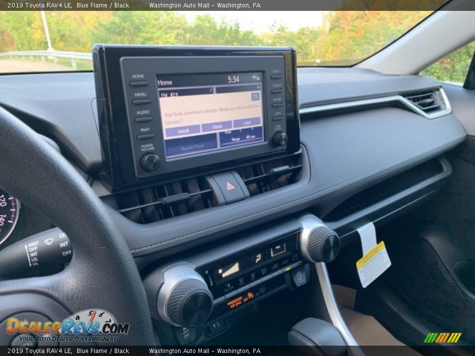 2019 Toyota RAV4 LE Blue Flame / Black Photo #4