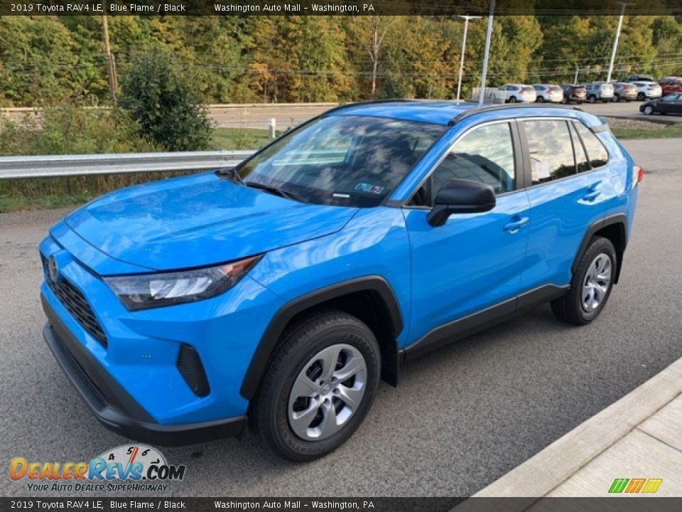 2019 Toyota RAV4 LE Blue Flame / Black Photo #5