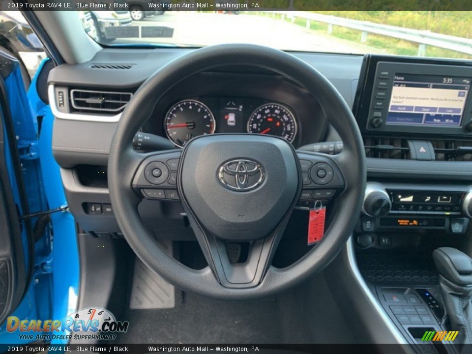 2019 Toyota RAV4 LE Blue Flame / Black Photo #6