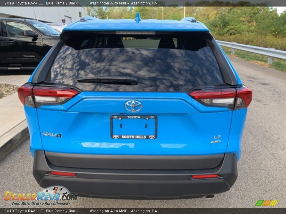 2019 Toyota RAV4 LE Blue Flame / Black Photo #8