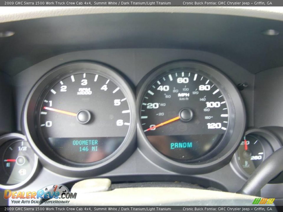 2009 GMC Sierra 1500 Work Truck Crew Cab 4x4 Summit White / Dark Titanium/Light Titanium Photo #23