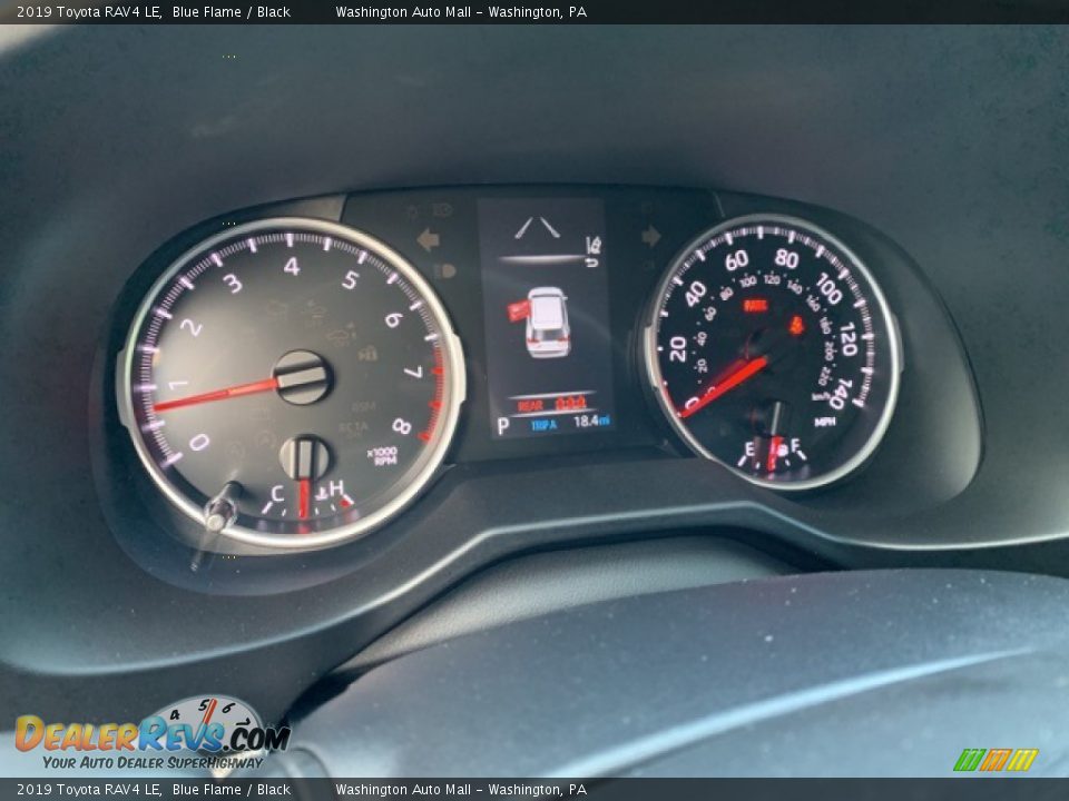 2019 Toyota RAV4 LE Blue Flame / Black Photo #19